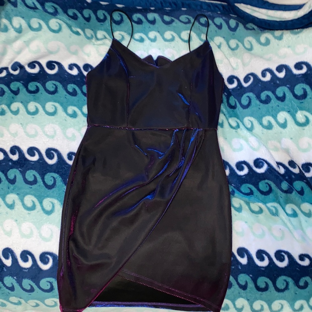 Holographic Criss Cross Dress